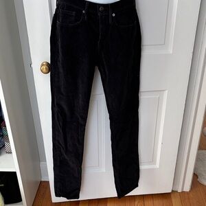 Frame 29 black corduroy